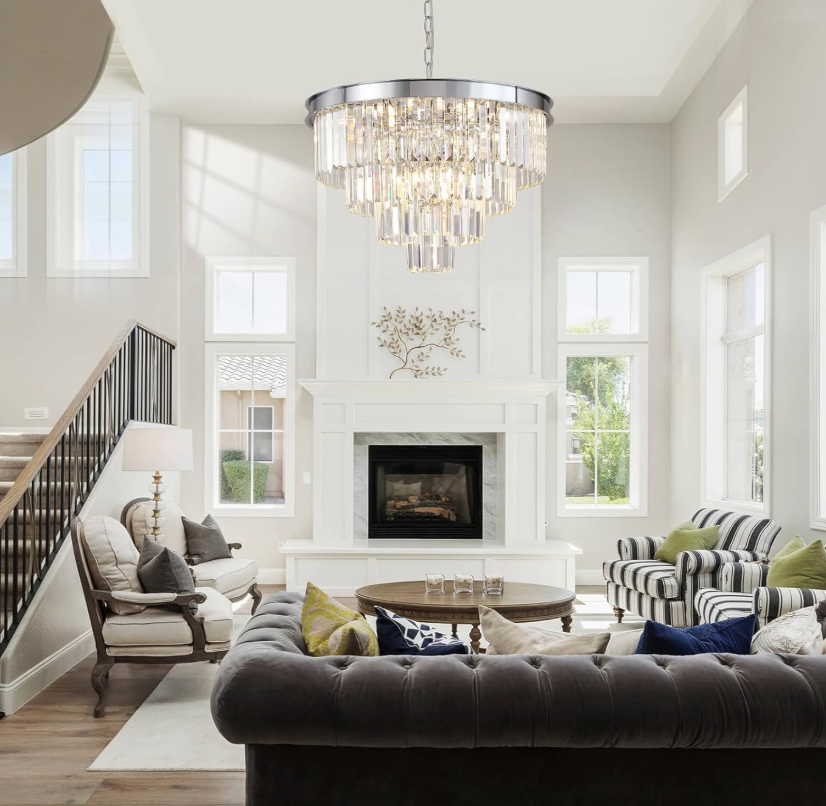 Fiona Crystal Chandelier 24”