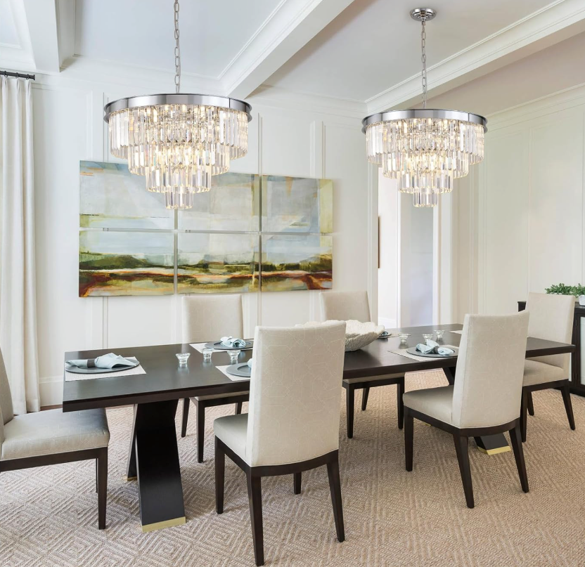 Fiona Crystal Chandelier 24”