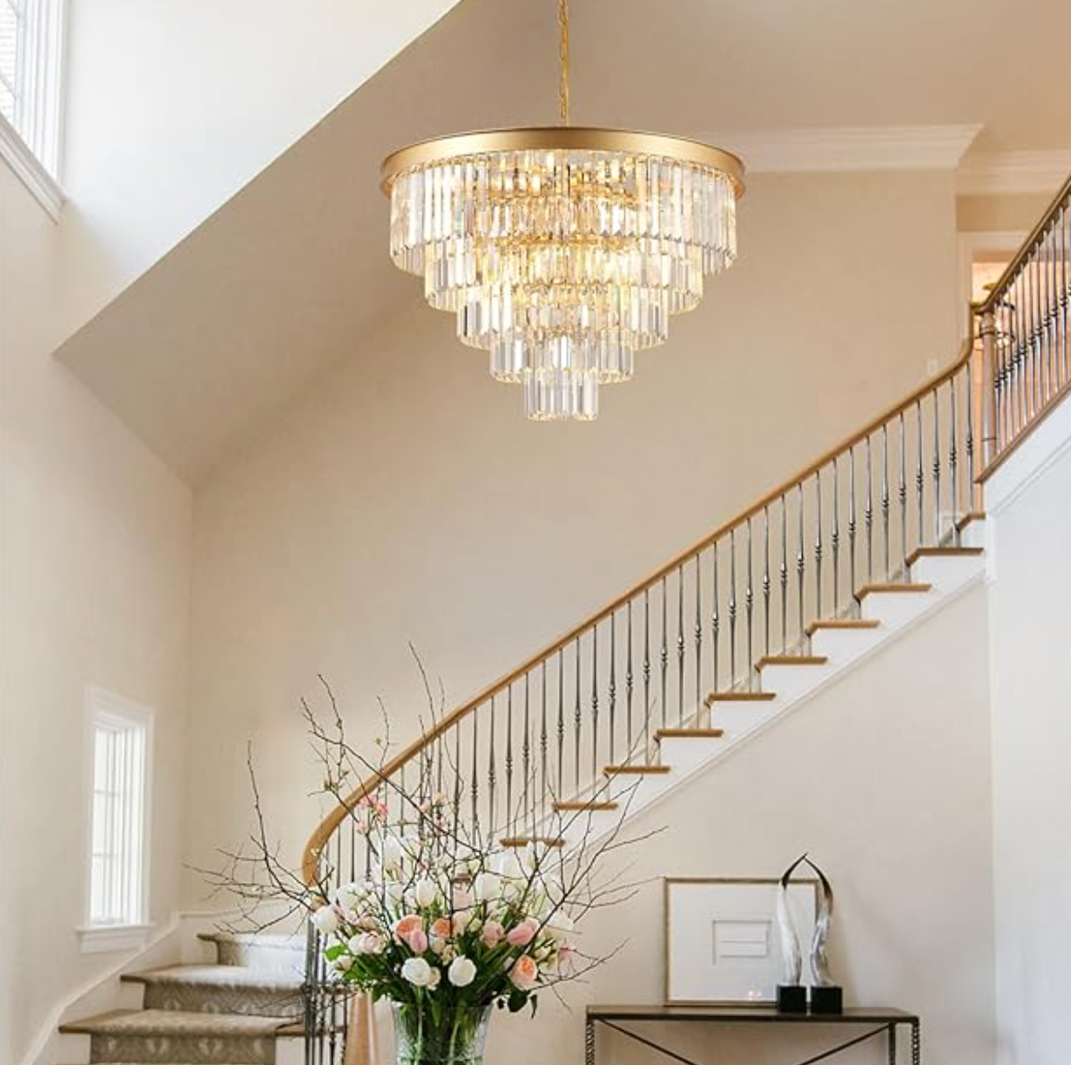Gold Crystal Chandeliers 30’’