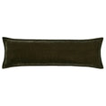 Load image into Gallery viewer, Stella Solid Fern Green Lumbar Pillow
