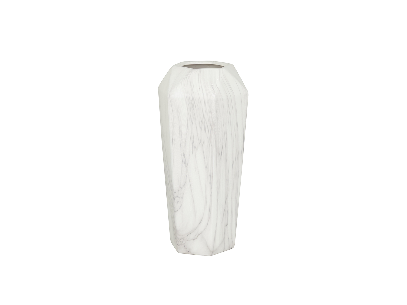 White Marble Ceramic Vase