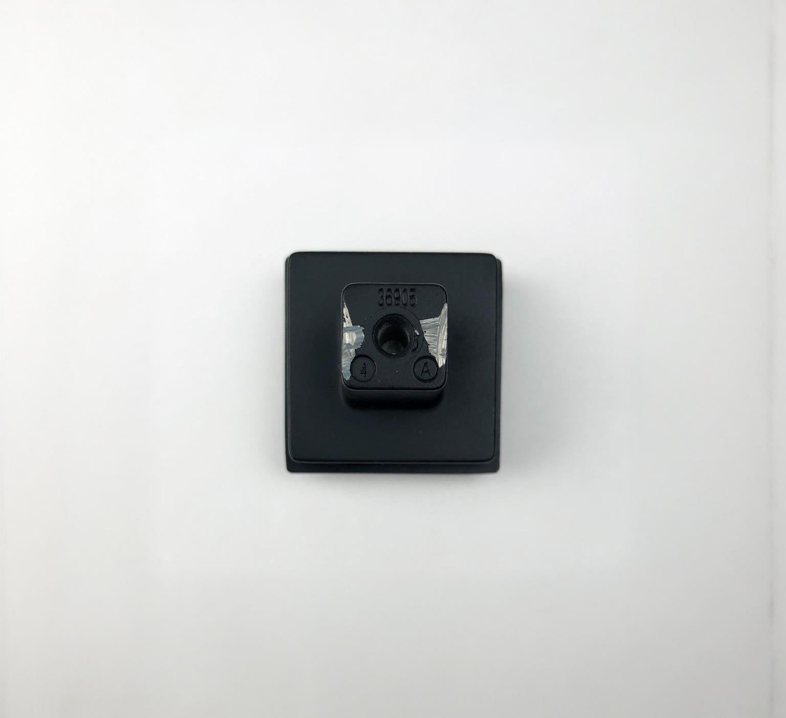 Jet Black Crystal Cabinet Knob