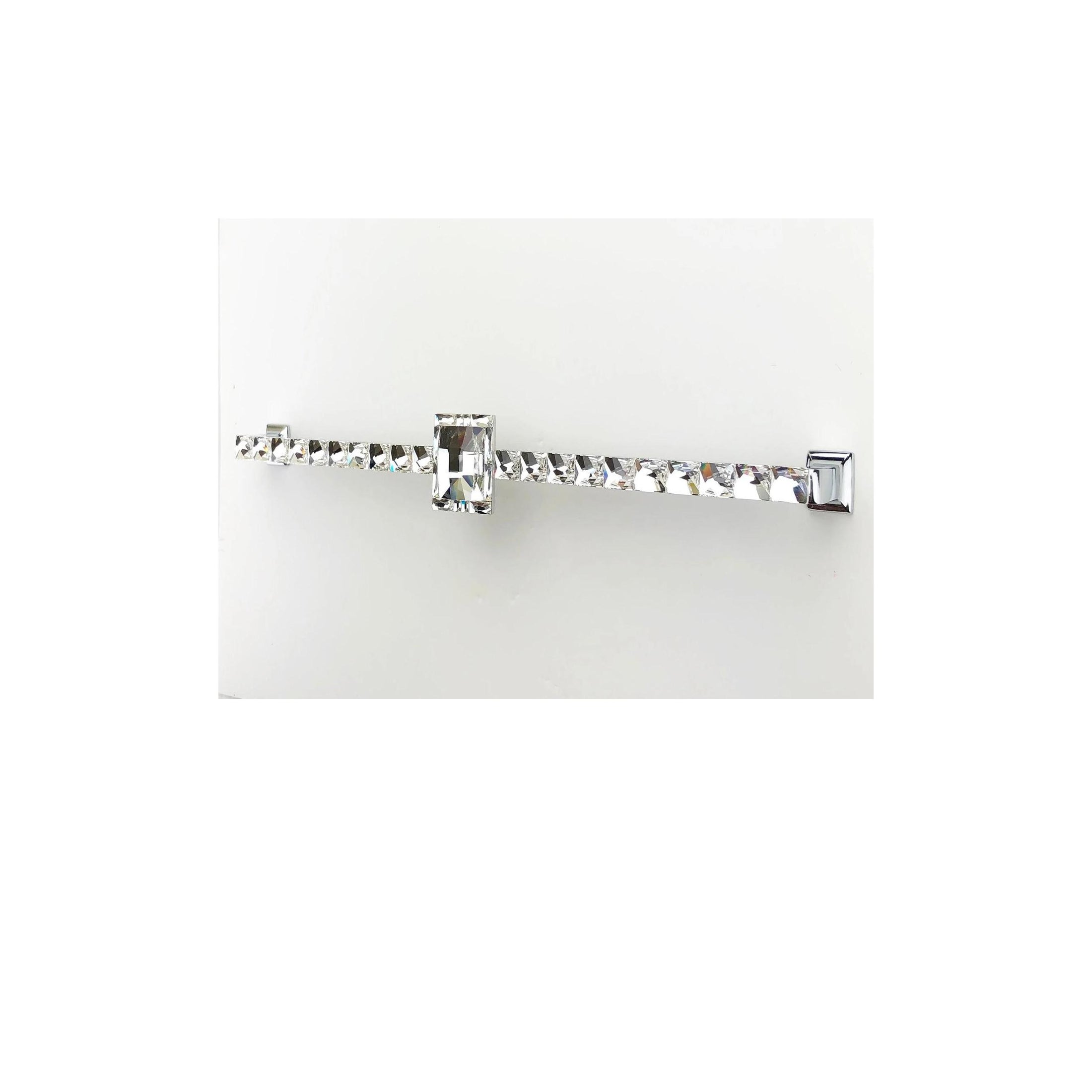 12" Crystal Drawer Pull