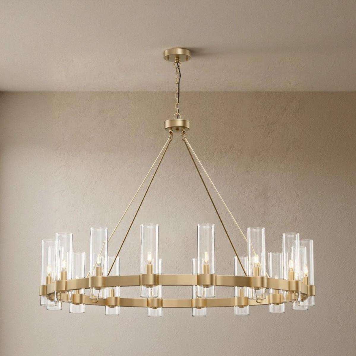 Dhmendar Wagon Wheel Chandelier