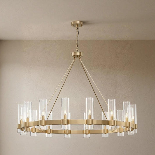 Dhmendar Wagon Wheel Chandelier
