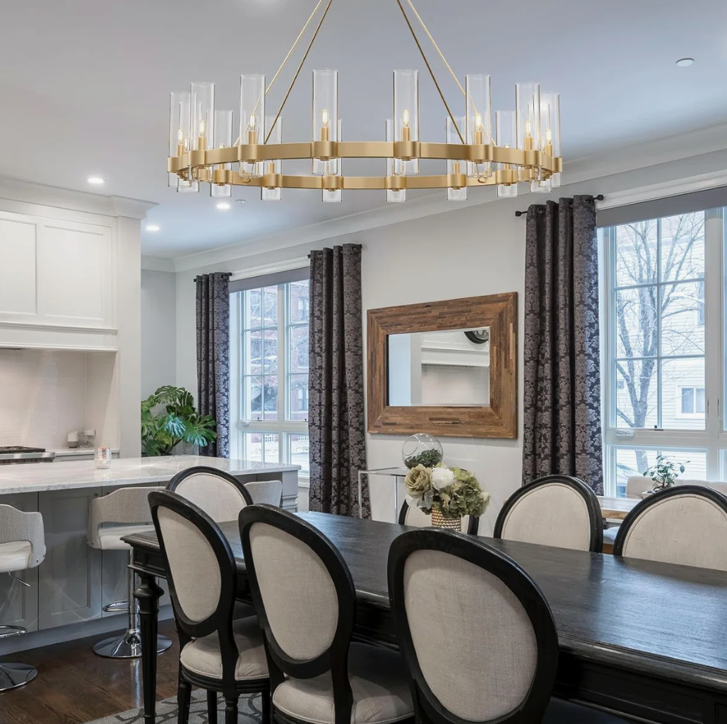 Reagan Wagon Wheel Chandelier