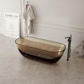 Load image into Gallery viewer, Stone Resin Soaking Bathtub Transparent
