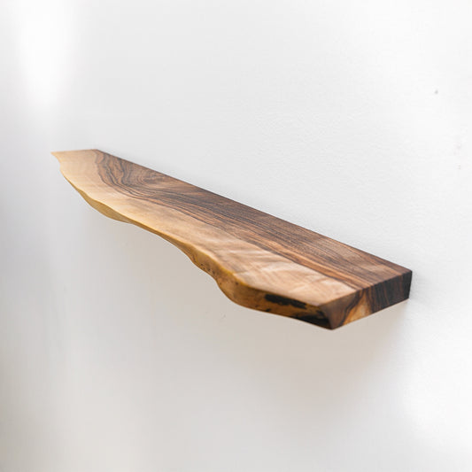 Walnut Floating Shelves