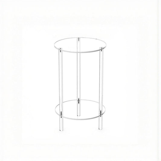Acrylic Round End Table