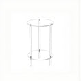 Load image into Gallery viewer, Acrylic Round End Table
