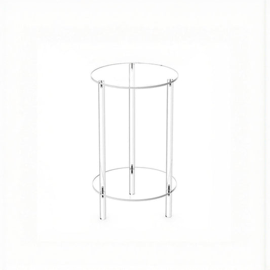 Acrylic Round End Table