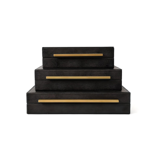 Shagreen Leather Decorative Boxes