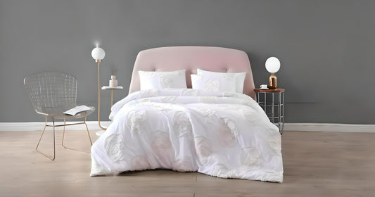 Lala Ivory Duvet Cover Set