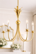 Load image into Gallery viewer, Bianca Gold Chandelier
