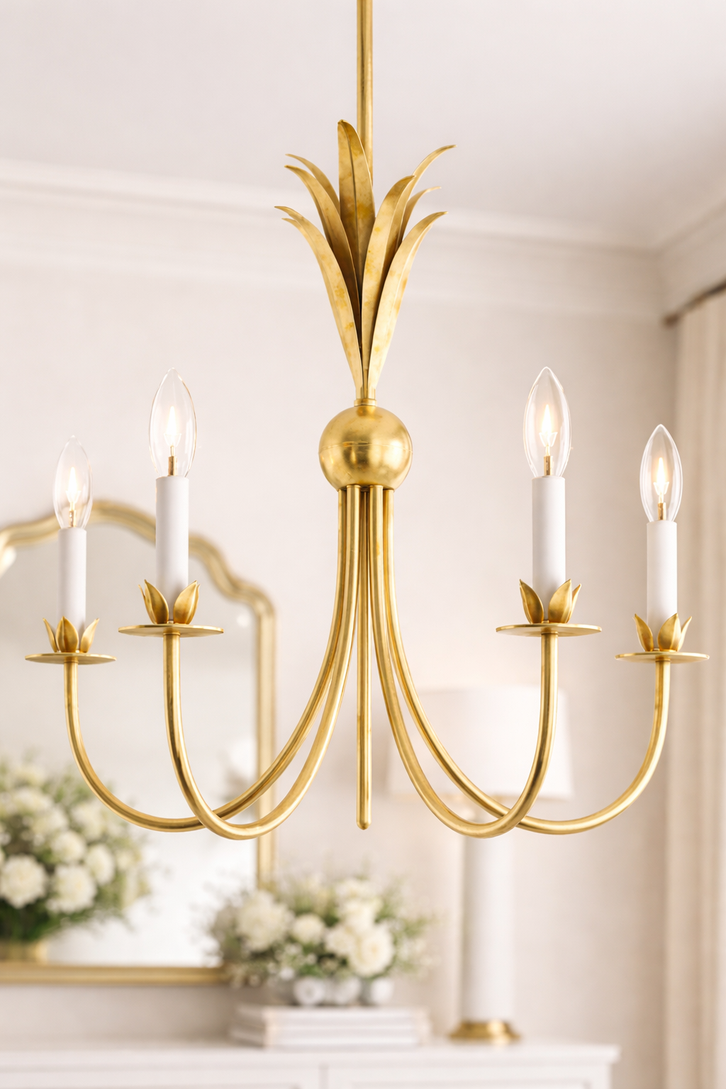 Bianca Gold Chandelier