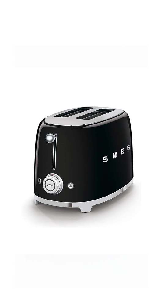 Black Smeg 2 Slice Toaster