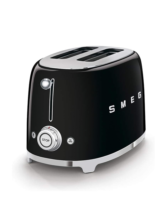 Black Smeg 2 Slice Toaster