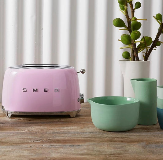 Pink Smeg Retro Toaster