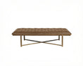 Load image into Gallery viewer, Brown Modern Bench
