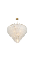 Load image into Gallery viewer, Boa Chandelier in Warm Brass

