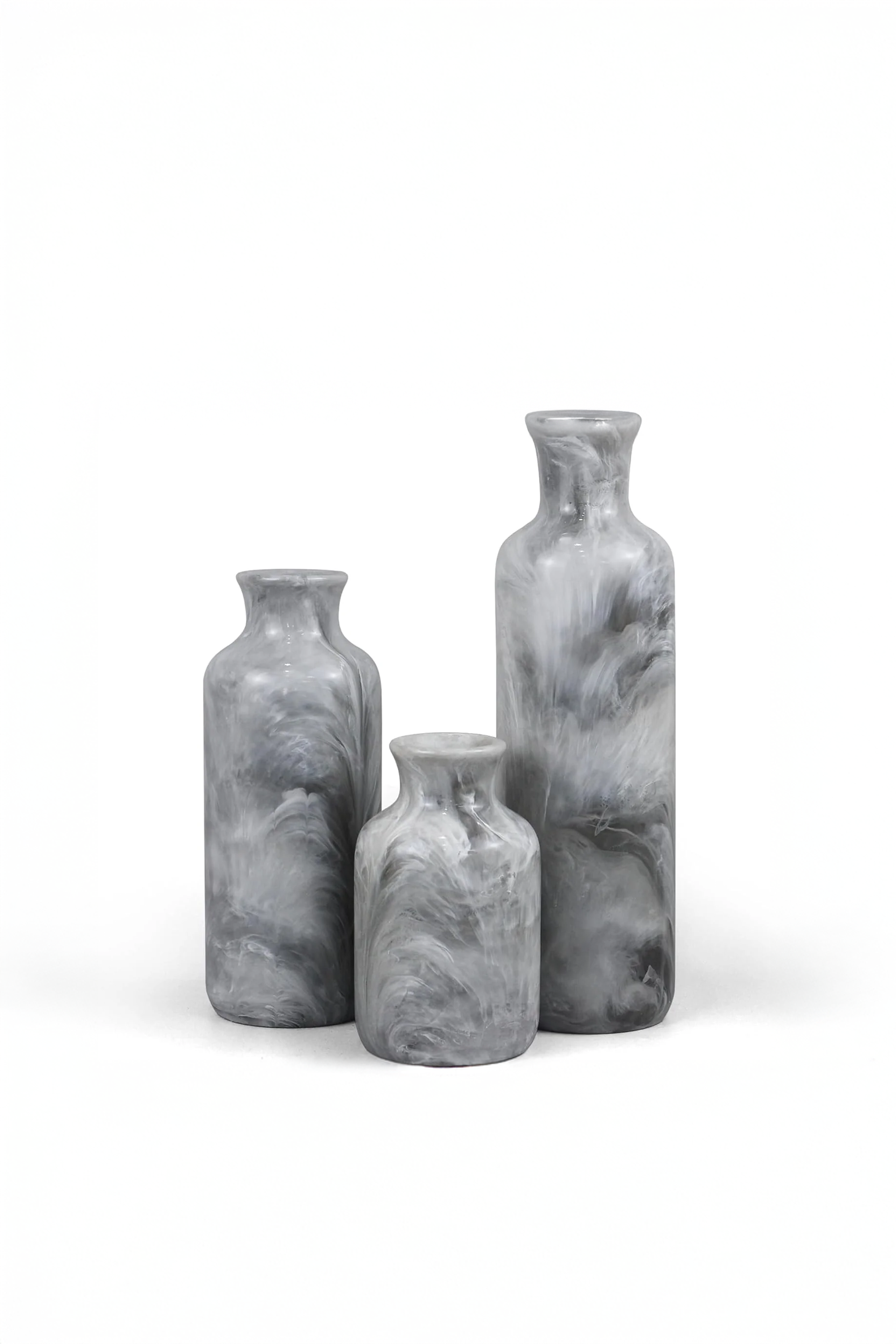 Resin 3-Piece Vase Set