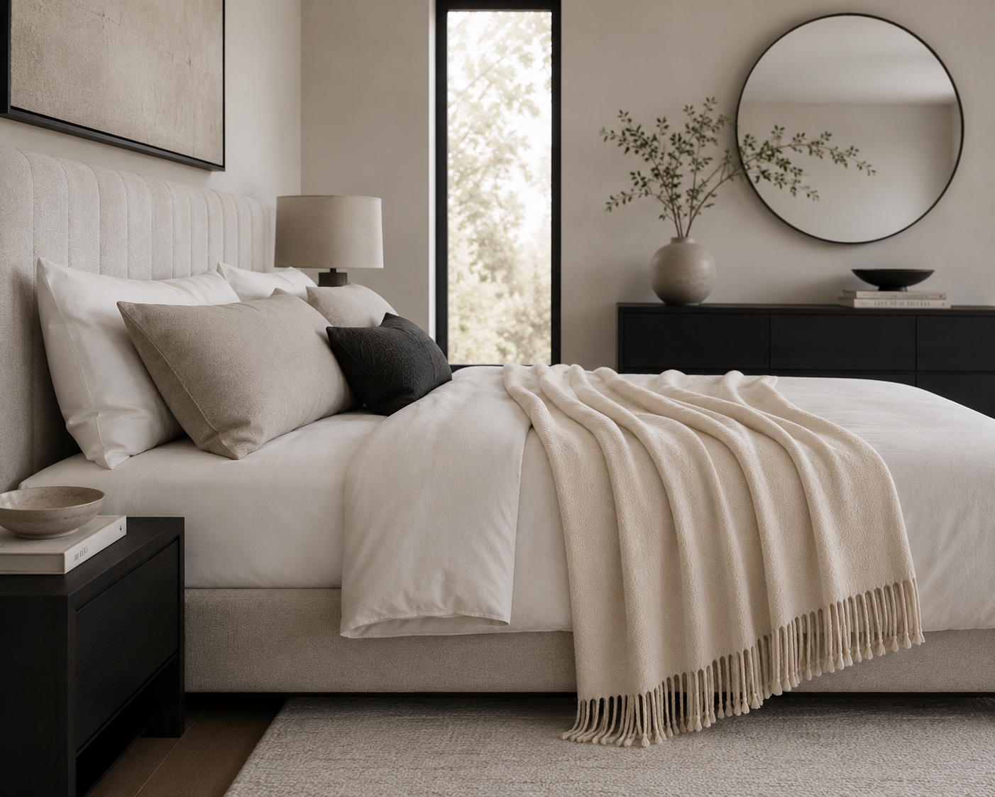 SILK BLANKET IVORY