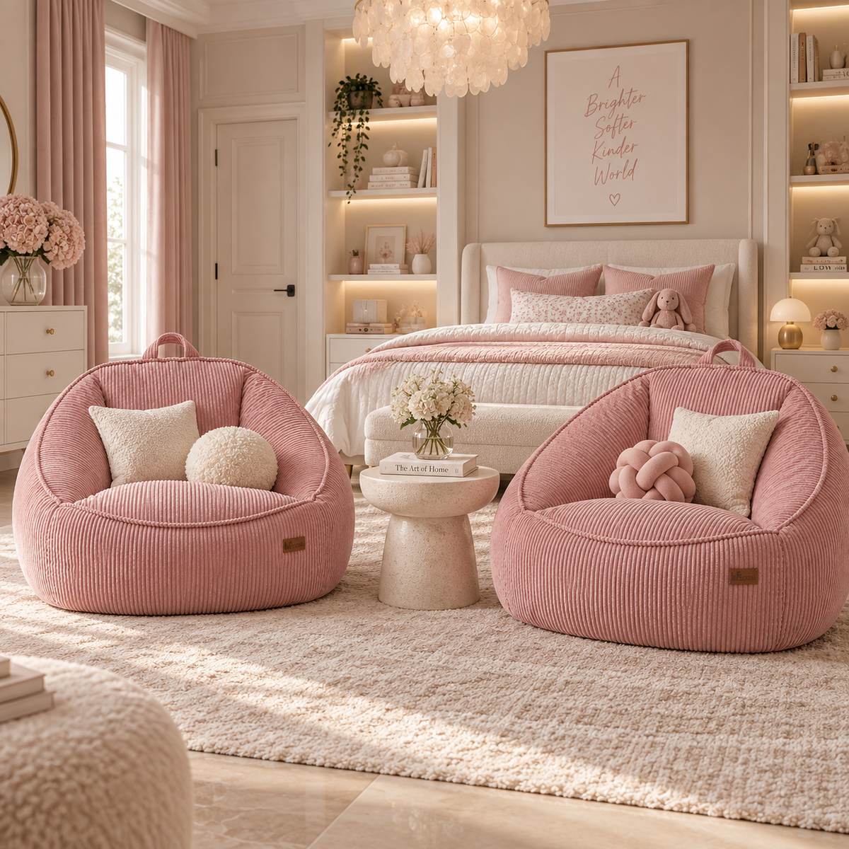 CORDUROY PINK PUFF