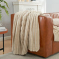 Load image into Gallery viewer, Faux Fur Throw Blanket
