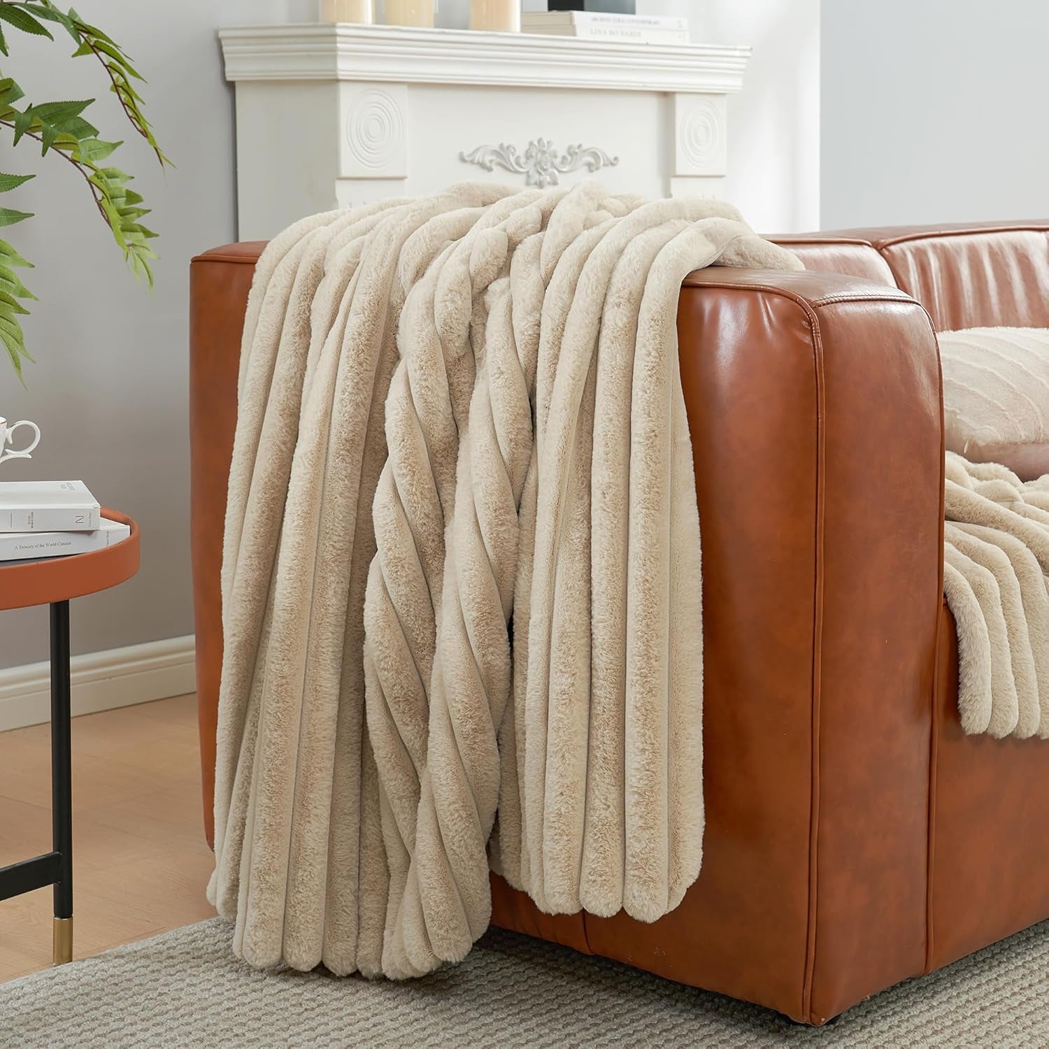 Faux Fur Throw Blanket