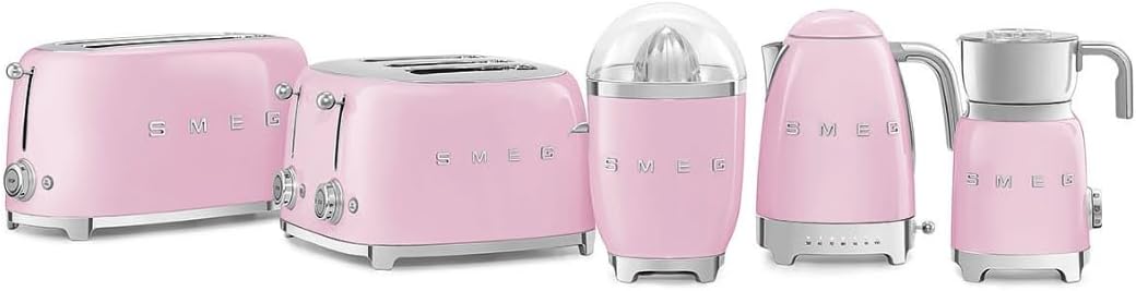 50's Retro Pink 4-Slice Toaster