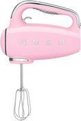 Load image into Gallery viewer, Pink 50'S Retro Style Electric Hand Mixer with Set of Dough Hooks, Set of Beaters, and Set of Whisks
