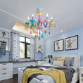 Load image into Gallery viewer, Childrens Colorful Chandelier
