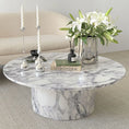 Load image into Gallery viewer, Asherville Faux Marble Coffee Table
