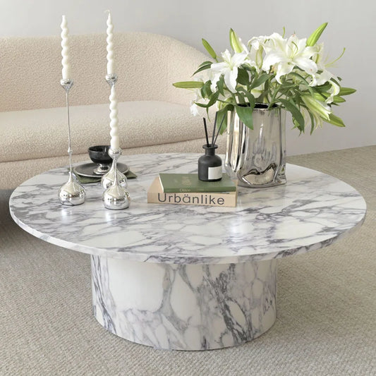 Asherville Faux Marble Coffee Table