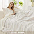 Load image into Gallery viewer, Plush Beige Throw
