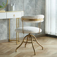 Load image into Gallery viewer, Gold Vanity Chair
