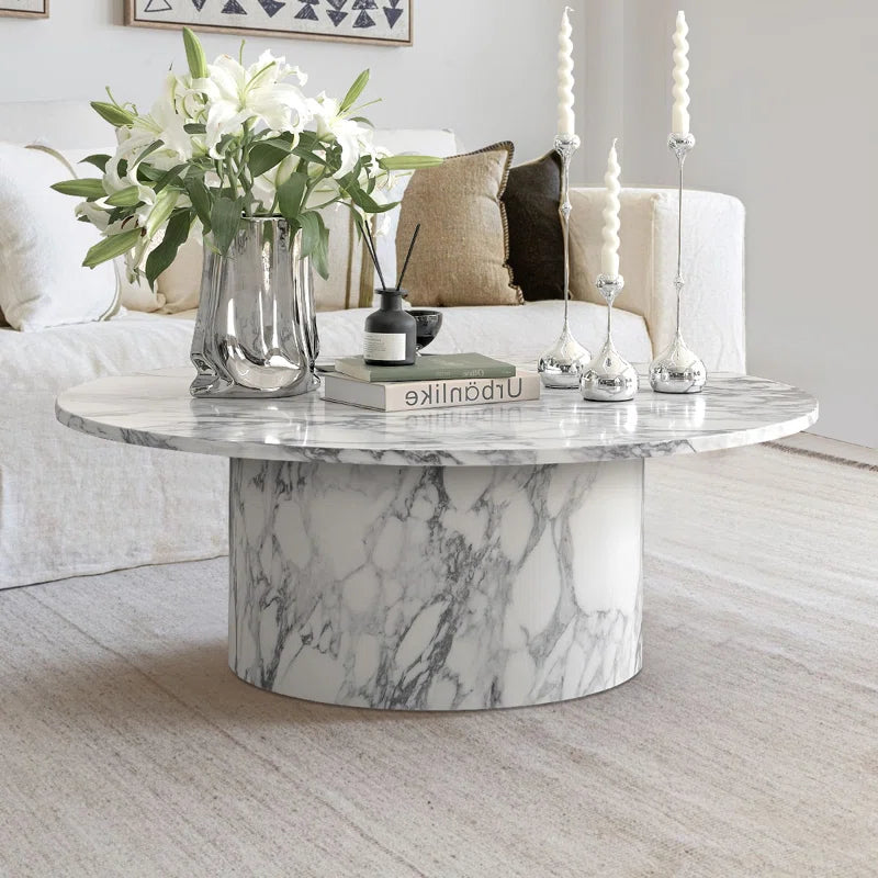 Asherville Faux Marble Coffee Table