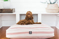 Load image into Gallery viewer, Leonard Striped Cotton Pet Bed
