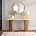 Load image into Gallery viewer, Ettinger Stone Top Console Table 65"
