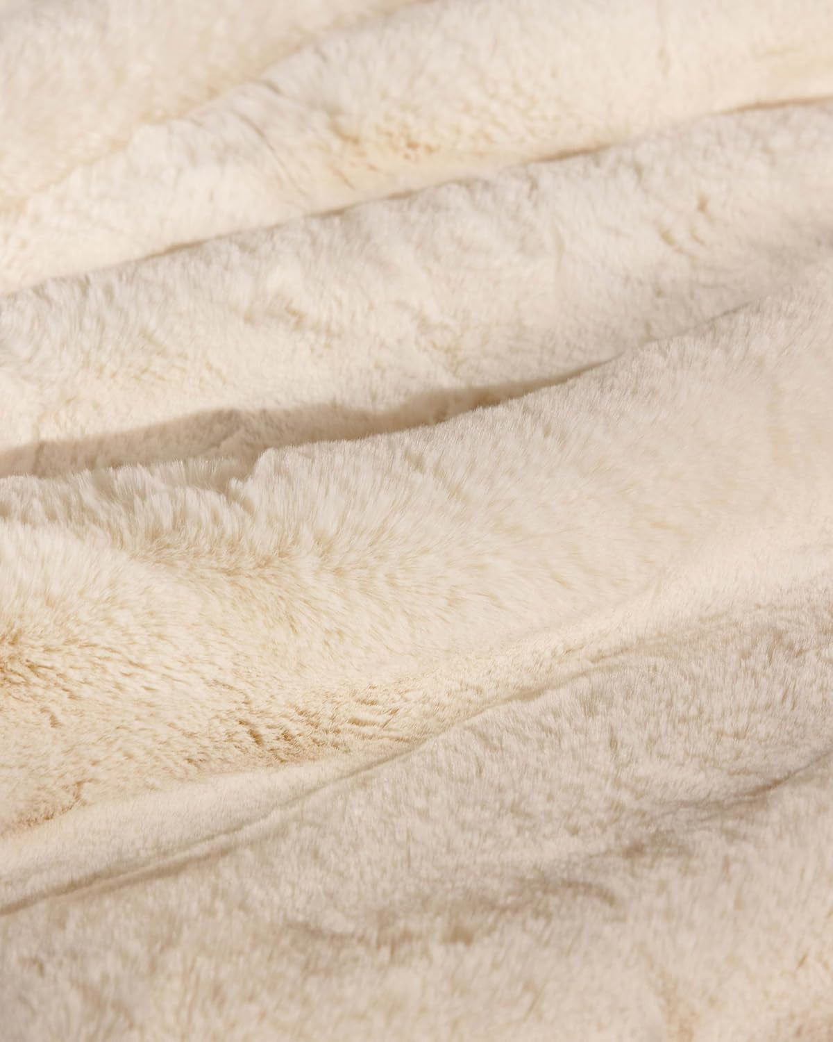 Beige Luxury Throw Blanket 