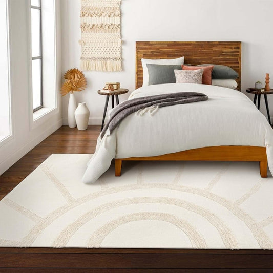 BOHO MINIMALIST SUNRISE AREA RUG