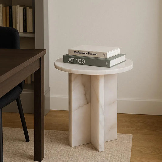 Pink Marble Table