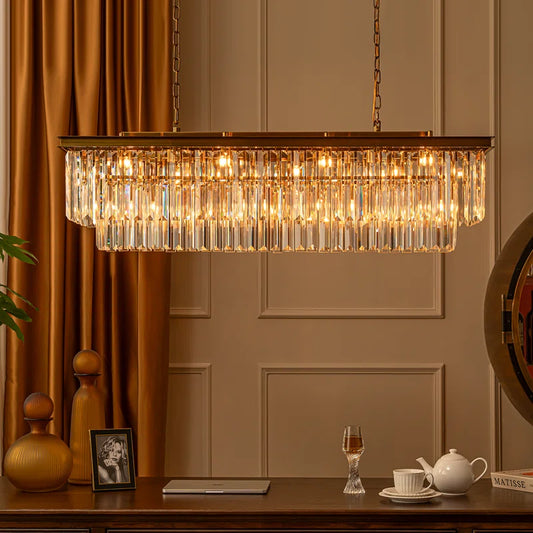 Cleaven 50" Crystal Chandelier