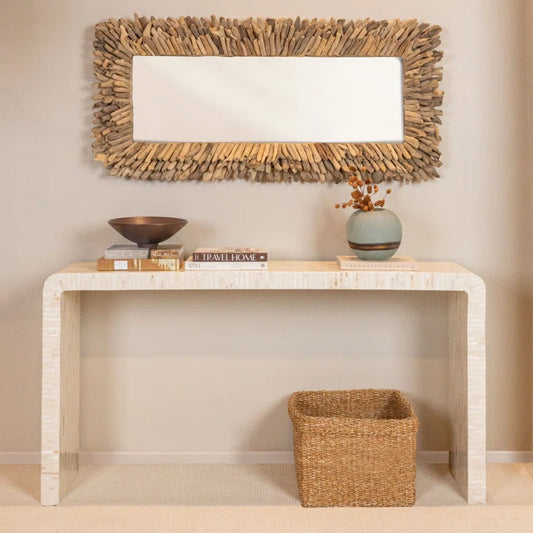 Mother of Pearl Waterfall Console Table