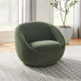Load image into Gallery viewer, Mira Olive Swivel Chair
