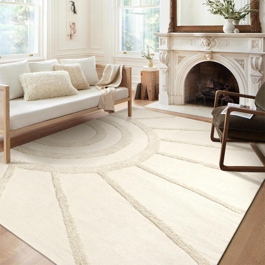BOHO MINIMALIST SUNRISE AREA RUG