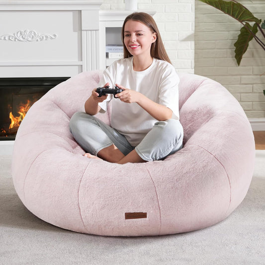 Large Pink Luxury Lounge Chair