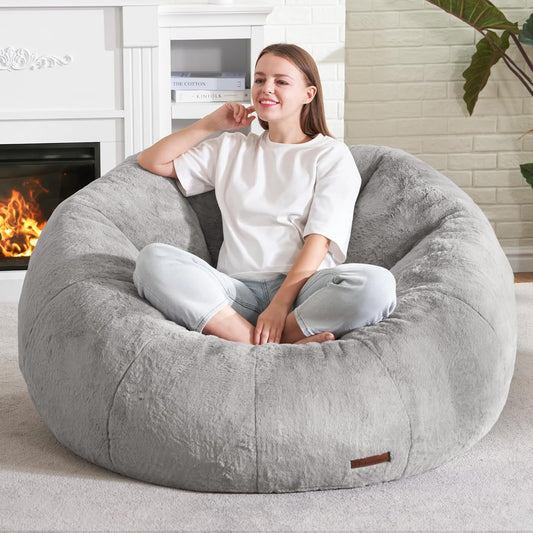 Gray Comfy Sofa Chair