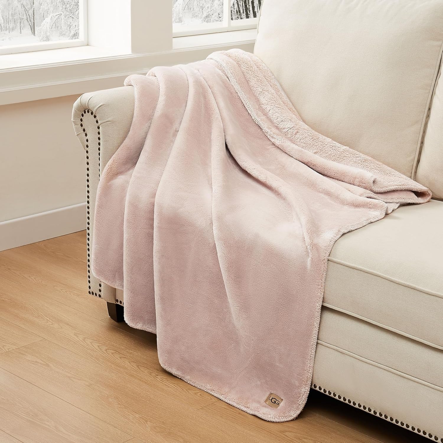 Pink Quartz by Ugg Soft Throw