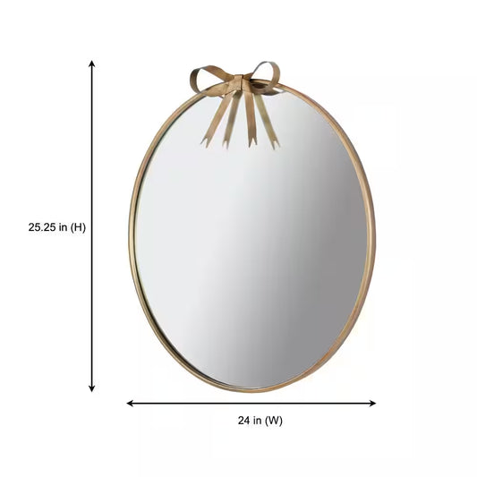Gold Bow Mirror 